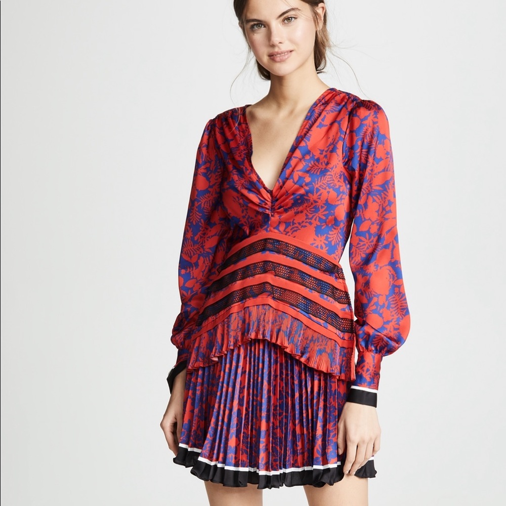 Self Portrait printed dress